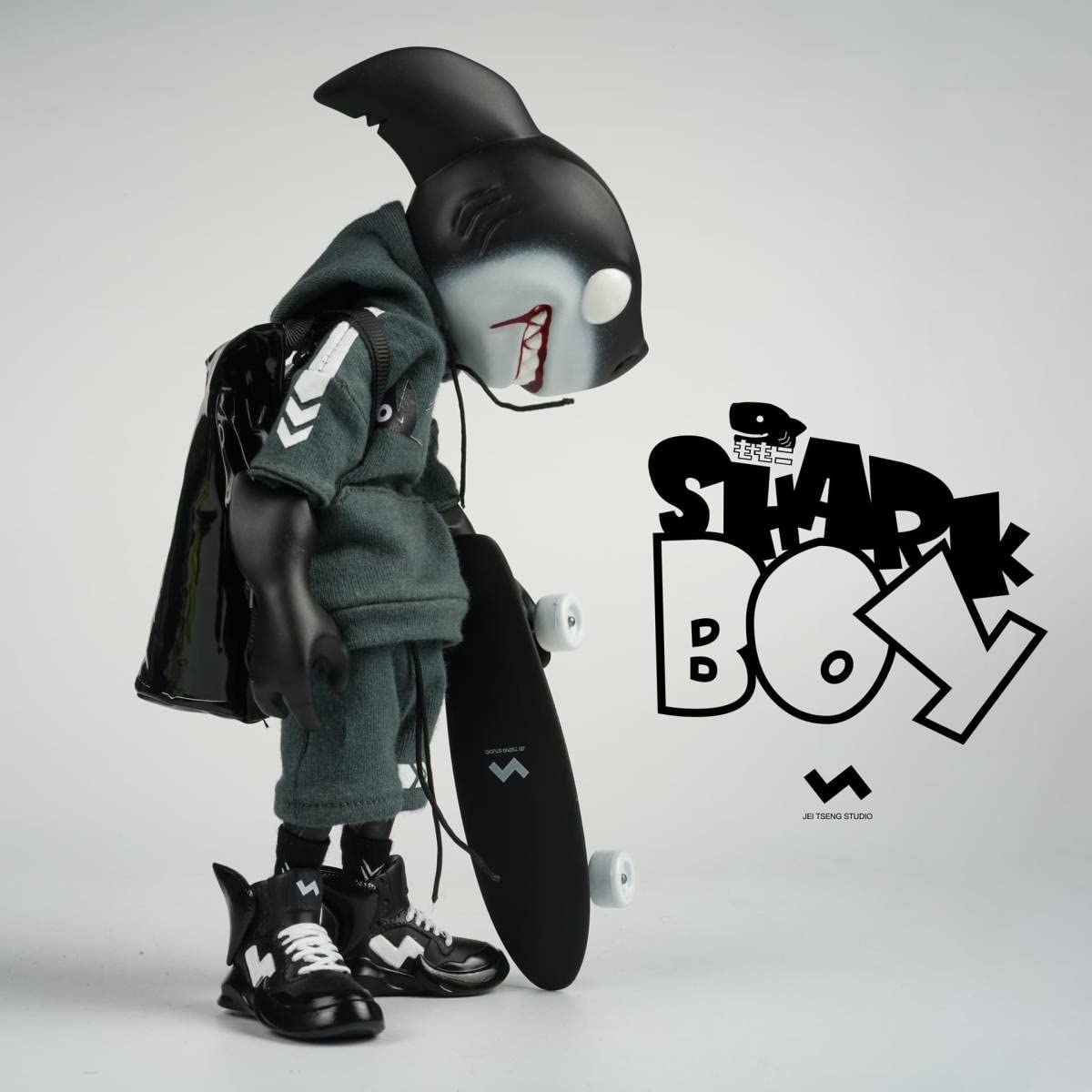 JT Studio X Momoco Studio Momoko shark boy figure limited edition